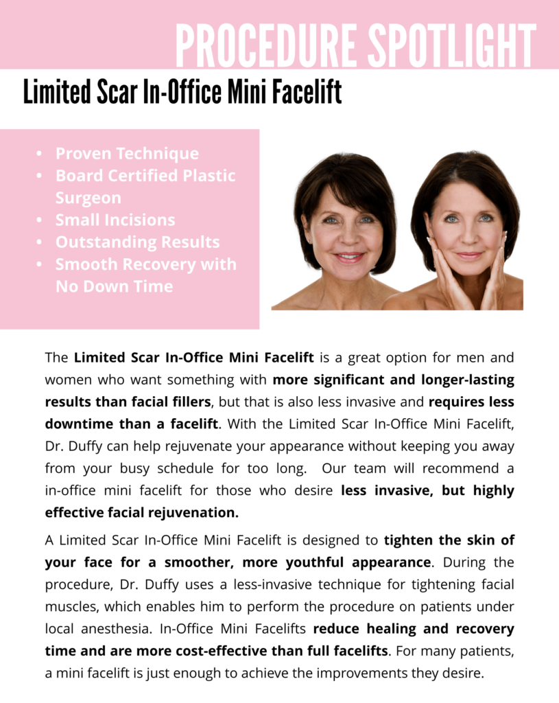 Michael Duffy Md Jacksonville Plastic Surgery By Duffy In-Office Mini Facelift - Jacksonville Plastic Surgery